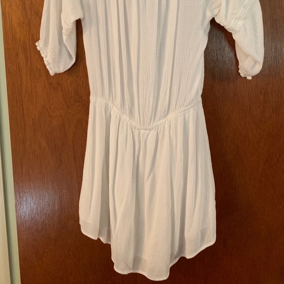 Lulu’s White Off-the-Shoulder Long Sleeve Dress - Picture 4 of 7